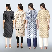 Women Stylish Crepe Straight Kurta-thumb1