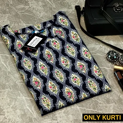 Stylish Fancy Designer Crepe Kurta For Women