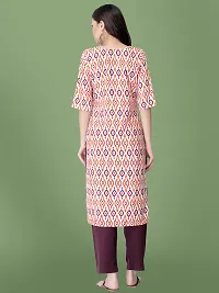 Stylish Crepe Printed Kurti For Women-thumb2