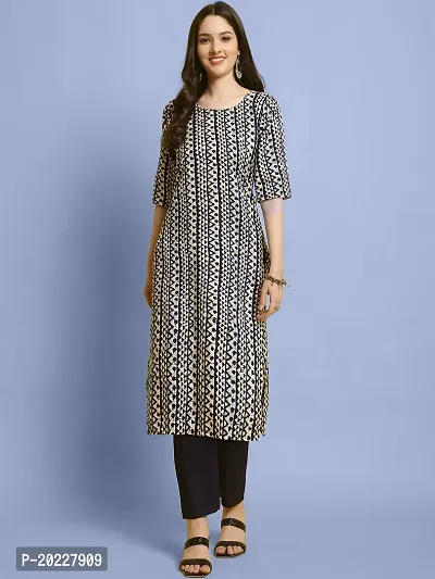 Amazing Crepe Printed Kurta Set For Women