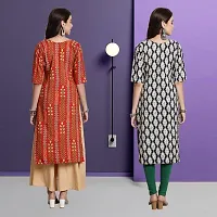 Fancy Crepe Kurtas For Women Pack Of 2-thumb1