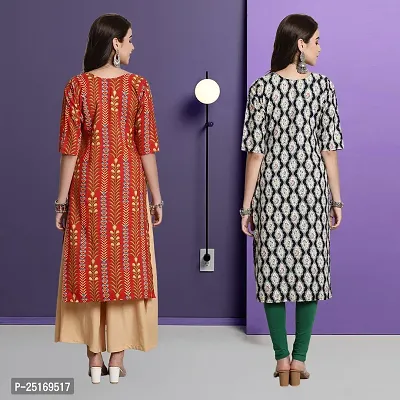 Fancy Crepe Kurtas For Women Pack Of 2-thumb2