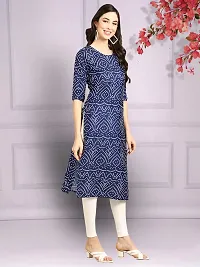 Stylish Crepe Stitched Kurta For Women-thumb1