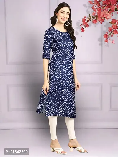 Stylish Crepe Stitched Kurta For Women-thumb2