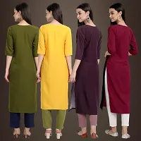 Fancy Crepe Kurtis for Women Pack Of 4-thumb1