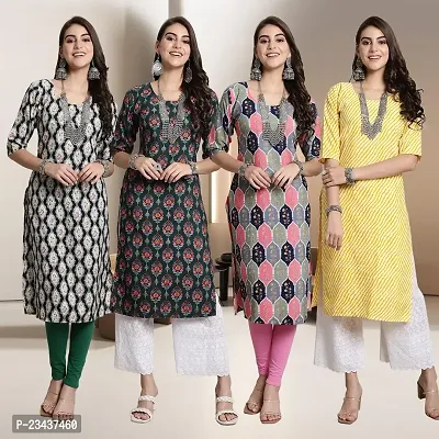 Fancy Crepe Kurtis for Women Pack Of 4