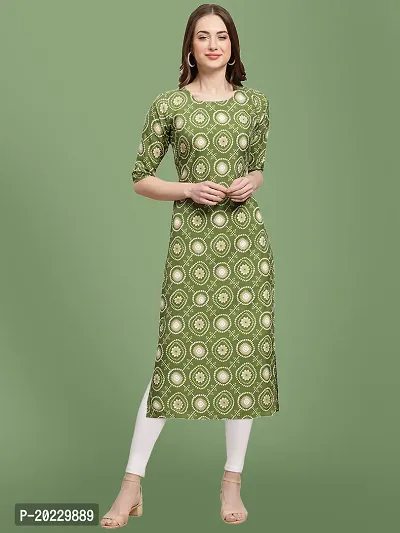 Stylish Crepe Printed Kurti For Women