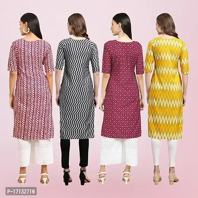 Women Stylish Crepe Printed Straight Kurta-thumb2