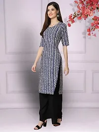 Stylish Crepe Stitched Kurta For Women-thumb1