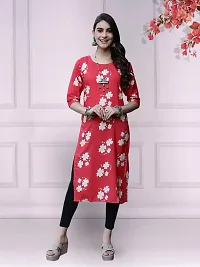 Attractive Multicoloured Printed Crepe Kurta Combo Of 2-thumb1