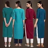 Fancy Crepe Kurtis for Women Pack Of 4-thumb1