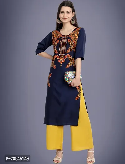 Fancy Crepe Kurti for Women-thumb0