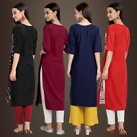 Fancy Crepe Kurtis for Women Pack Of 4-thumb1