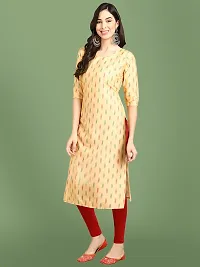 Stylish Crepe Printed Kurti For Women-thumb1