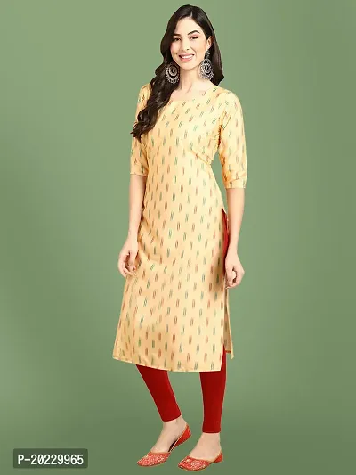 Stylish Crepe Printed Kurti For Women-thumb2