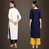 Fancy Crepe Kurtis for Women Pack Of 2-thumb1