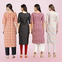 Women Stylish Crepe Printed Straight Kurta-thumb1