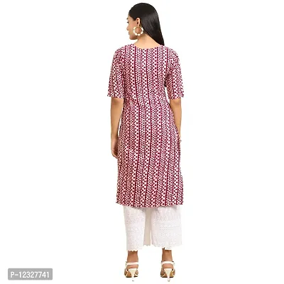 Straight Multicoloured Printed Crepe Kurta Pack Of 2-thumb3