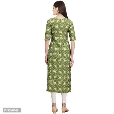 Women Crepe Digital Printed Straight Kurti  Pack of 6-thumb2