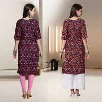 Fancy Rayon Kurtis For Women Pack Of 2-thumb1