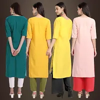 Fancy Crepe Kurtis for Women Pack Of 4-thumb1