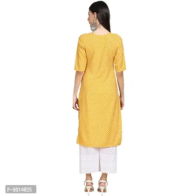 Women Crepe Digital Printed Straight Kurti  Pack of 6-thumb5