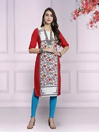 Attractive Multicoloured Printed Crepe Kurta Combo Of 2-thumb2