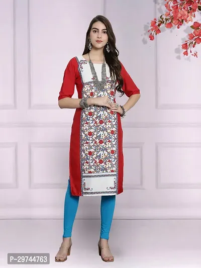 Attractive Multicoloured Printed Crepe Kurta Combo Of 2-thumb3