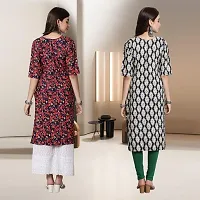 Fancy Rayon Kurtis For Women Pack Of 2-thumb1