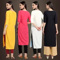 Fancy Crepe Kurtis for Women Pack Of 4-thumb1