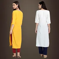 Fancy Crepe Kurtis for Women Pack Of 2-thumb1