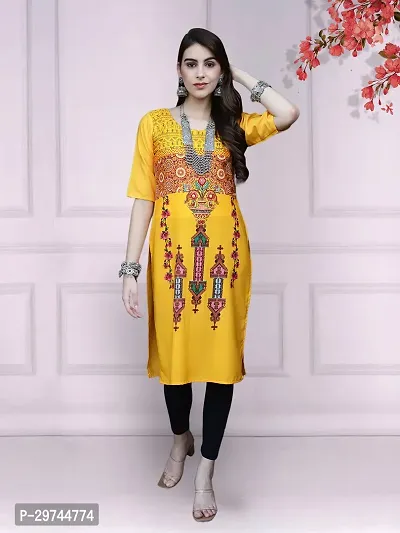 Attractive Multicoloured Printed Crepe Kurta Combo Of 2-thumb3