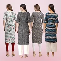 Women Stylish Crepe Printed Straight Kurta-thumb1