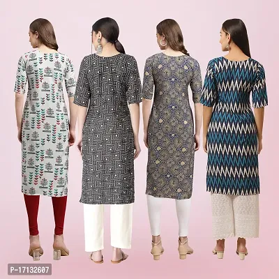 Women Stylish Crepe Printed Straight Kurta-thumb2