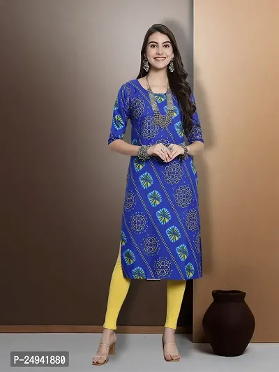 Stylish Fancy Designer Crepe Kurta For Women-thumb0