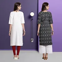 Fancy Crepe Kurtas For Women Pack Of 2-thumb1