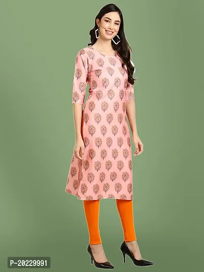 Stylish Crepe Printed Kurti For Women-thumb3