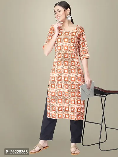 Stylish Crepe Printed Kurti For Women