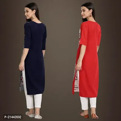 Fancy Crepe Kurtis for Women Pack Of 2-thumb2