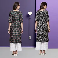 Fancy Crepe Kurtas For Women Pack Of 2-thumb1