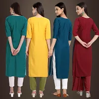 Fancy Crepe Kurtis for Women Pack Of 4-thumb1