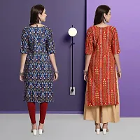 Fancy Crepe Kurtas For Women Pack Of 2-thumb1