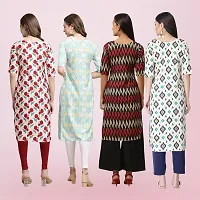 Women Stylish Crepe Printed Straight Kurta-thumb1