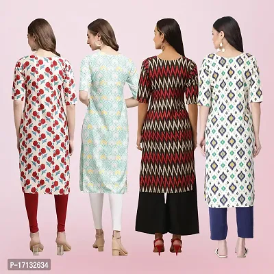 Women Stylish Crepe Printed Straight Kurta-thumb2