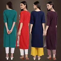 Fancy Crepe Kurtis for Women Pack Of 4-thumb1