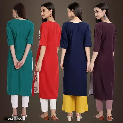 Fancy Crepe Kurtis for Women Pack Of 4-thumb2