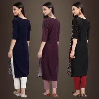 Fancy Crepe Kurtis for Women Pack Of 3-thumb1