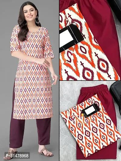 Fancy Crepe Kurta Bottom Set For Women