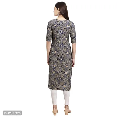 Straight Multicoloured Printed Crepe Kurta Pack Of 2-thumb2