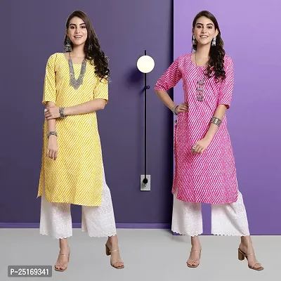 Fancy Crepe Kurtas For Women Pack Of 2